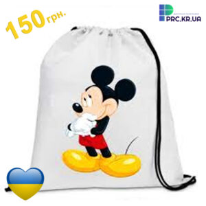 Рюкзак для сублімації з принтом Mickey Mouse або принт Мікі Маус