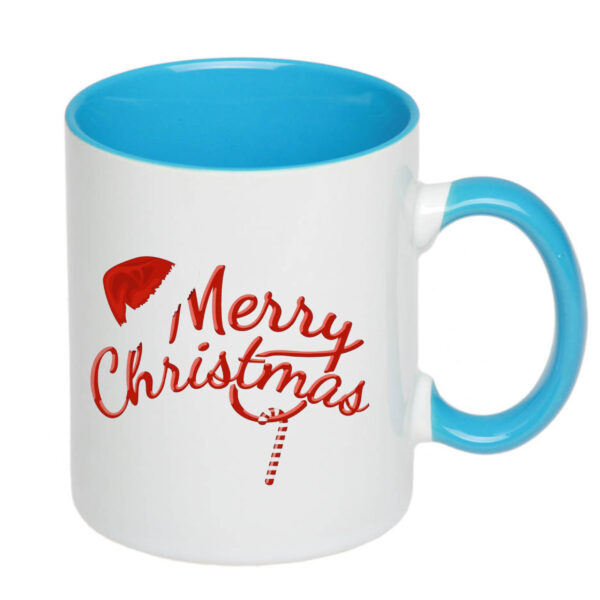 Чашка з принтом, друк макету “Merry Christmas”
