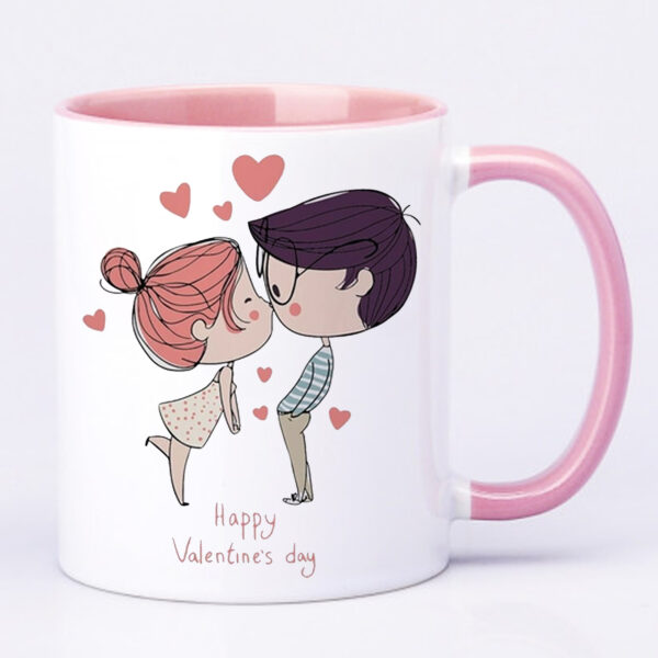 Чашка з принтом "З днем Святого Валентина (Happy Valentine's day)"