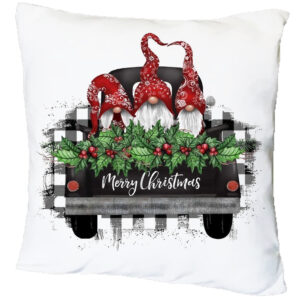 Подушка з новорічним принтом “Merry Christmas” (17030)