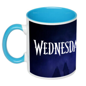 Чашка з принтом «Wednesday» (колір блакитний) (17838)