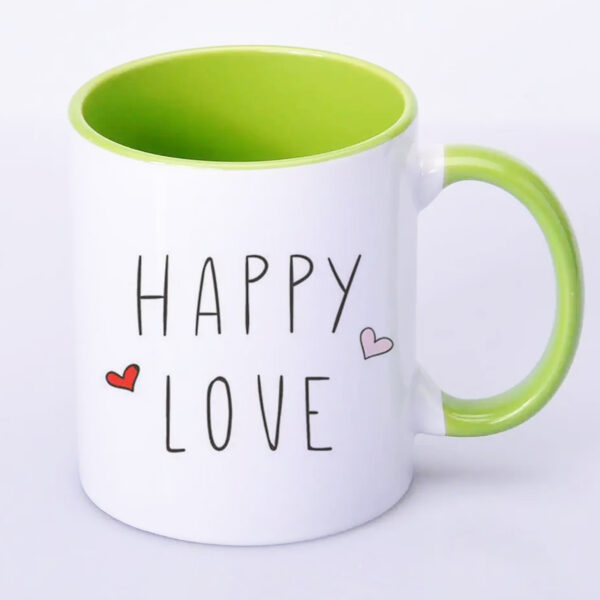 Чашка з принтом "Happy love"