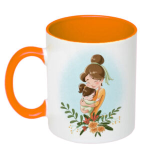 Чашка з принтом «З Днем Матері» (колір помаранчевий) (19211)