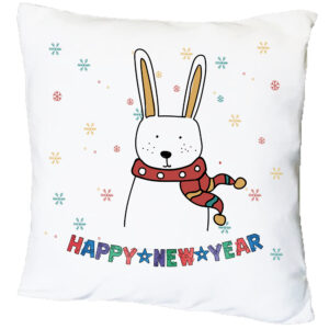 Подушка з принтом “Happy new year”(16911)