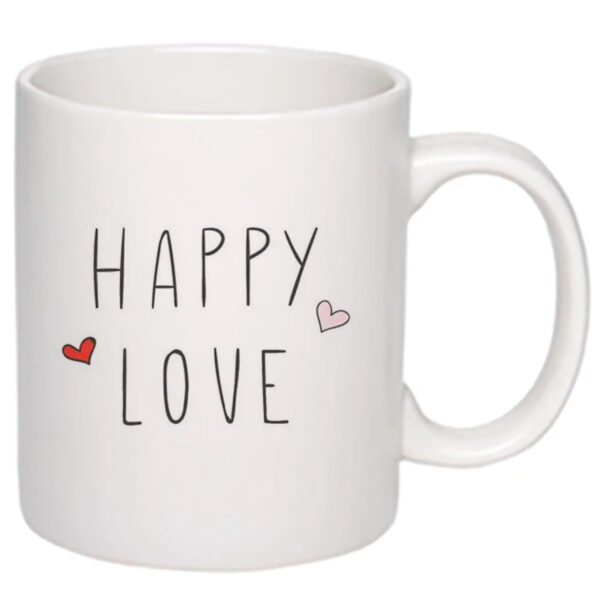 Чашка з принтом "Happy love"